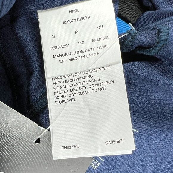 Nike Tanktini Women's Size Small Blue Athletic Beach Stretch Swim Swimsuit Top! - Picture 10 of 12